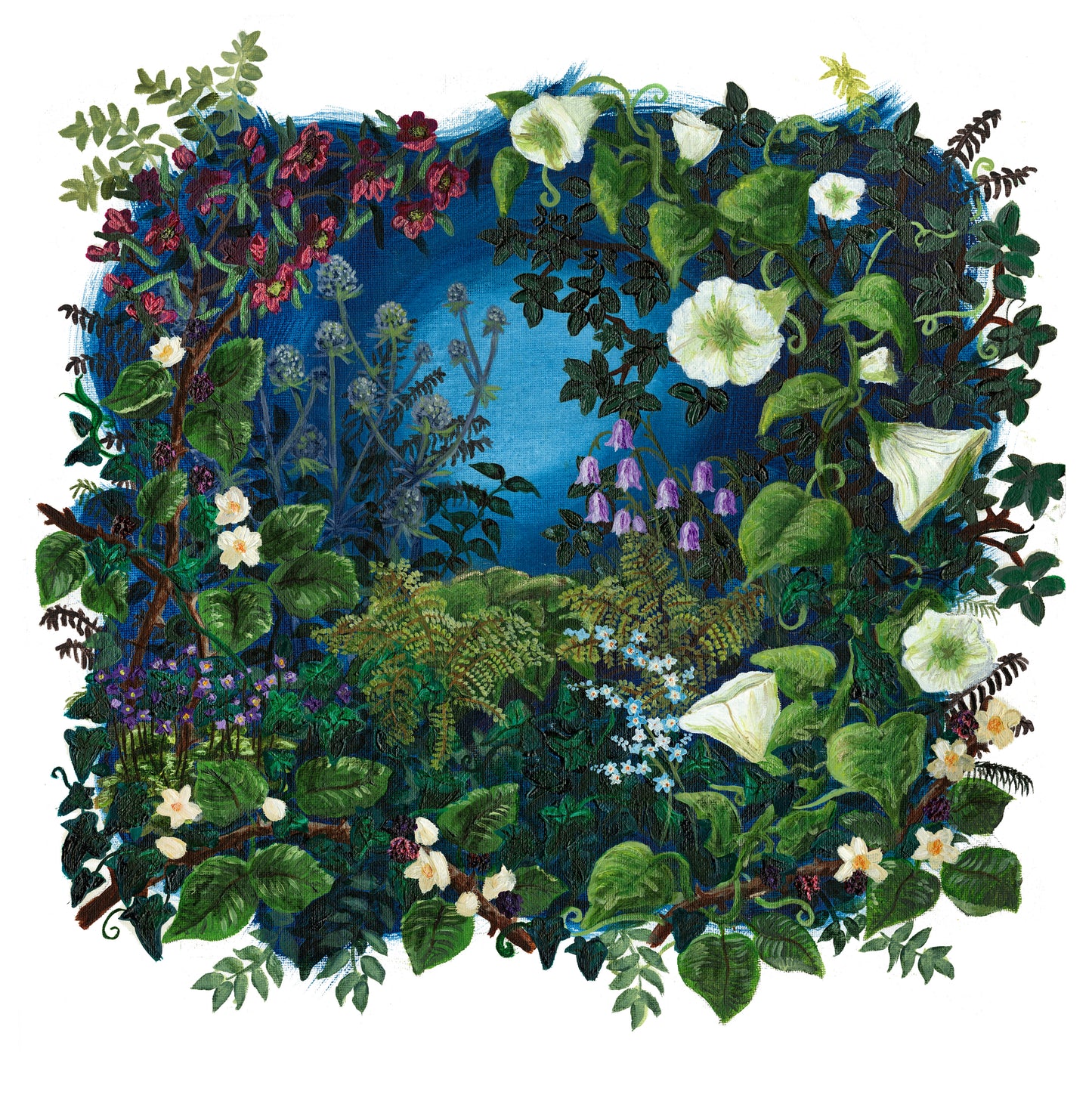 Bindweed & Brambles - Hand Finished