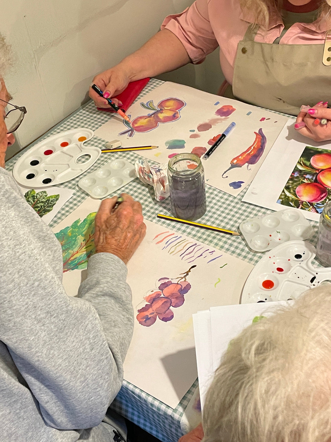 A Look at tonights session at Great Aytons Art Club (15th April)