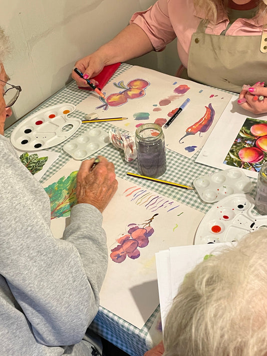 A Look at tonights session at Great Aytons Art Club (15th April)