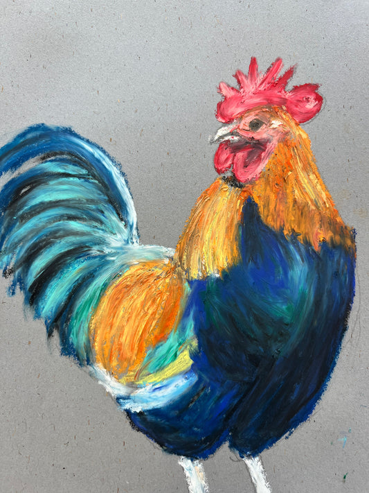 Layers, Shapes and Character with the Brushstrokes Art Group Coulby Newham 21.7.26