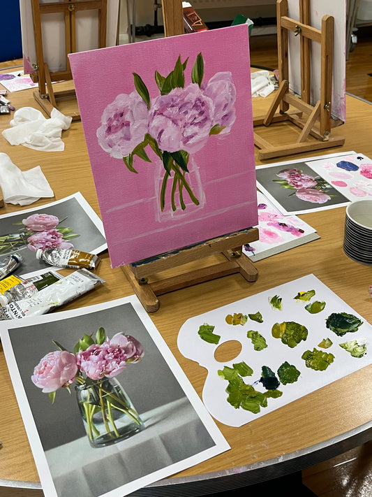 Learning to Paint with Oils at Great Ayton