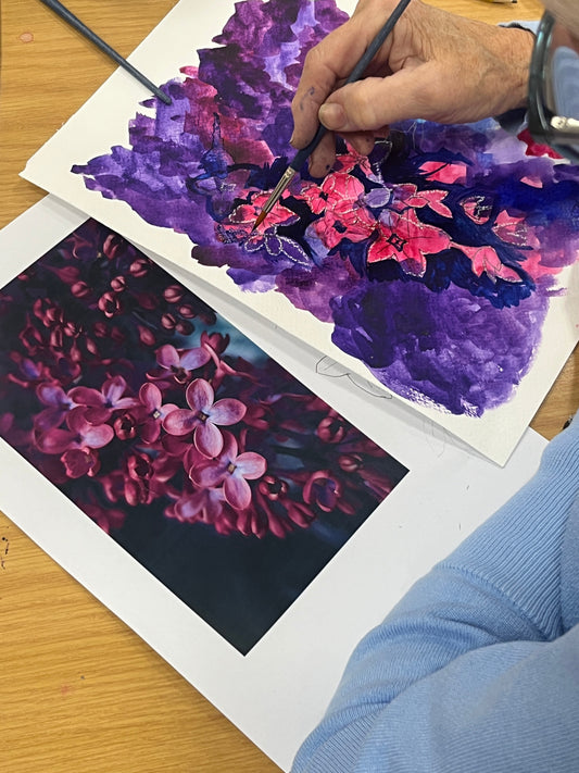 Exploring Negative Space with Watercolour – Great Ayton Art Club 21st Oct 2026