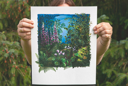 Cyclamen and Foxglove