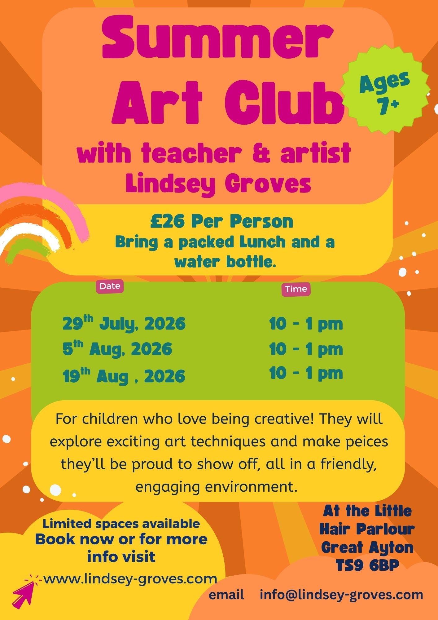 Summer Art Club 2026