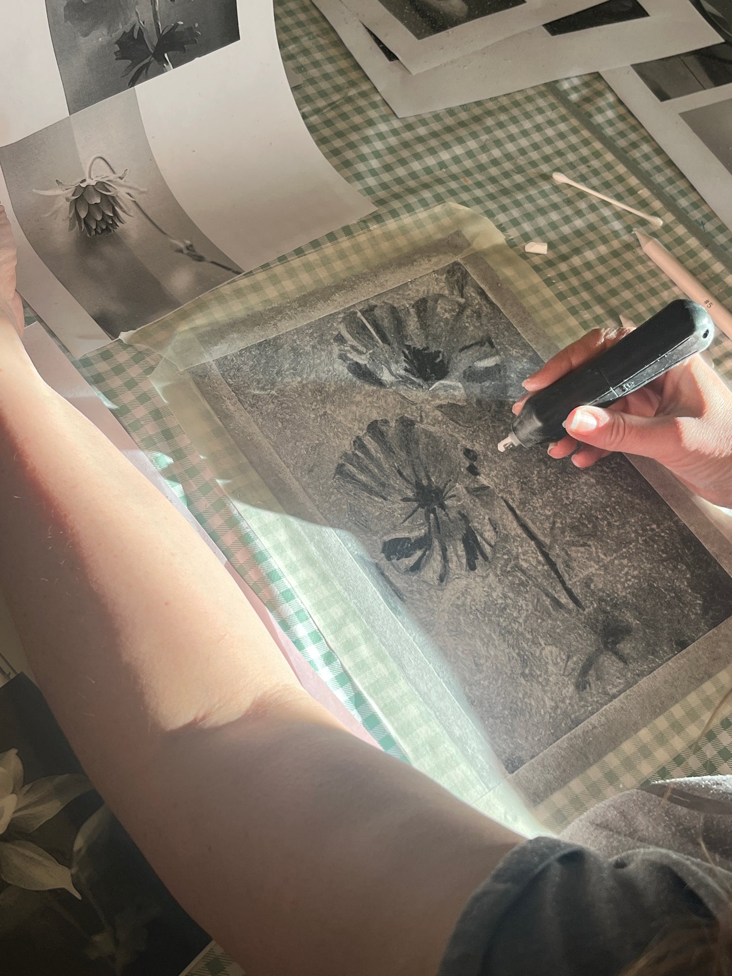 Swainby Art Workshop Drawing with Light
