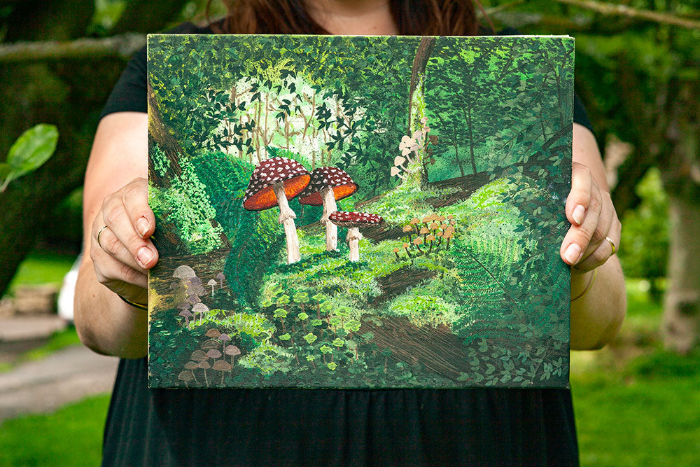 Mushroom - Hand Finished