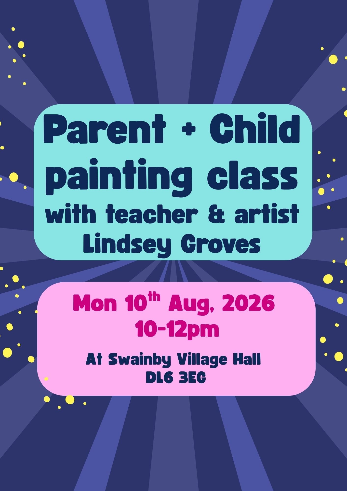 Parent + Child Art Workshop Swainby