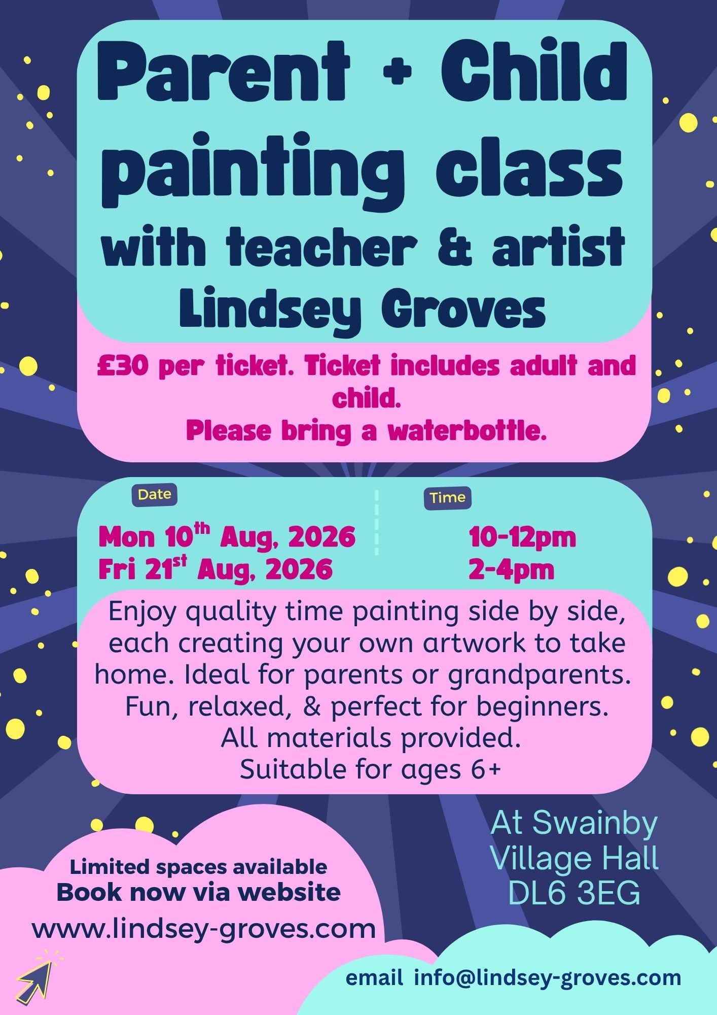 Parent + Child Art Workshop Swainby