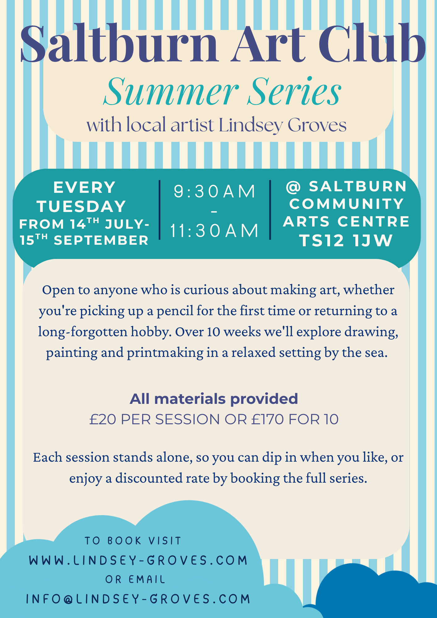 Saltburn Summer Art Club 2026