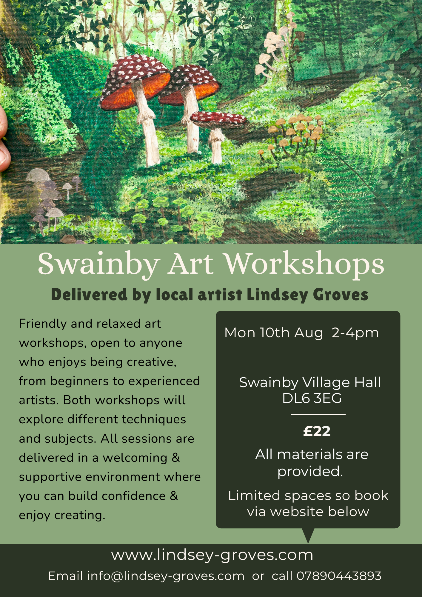 Swainby Art Workshops 2026